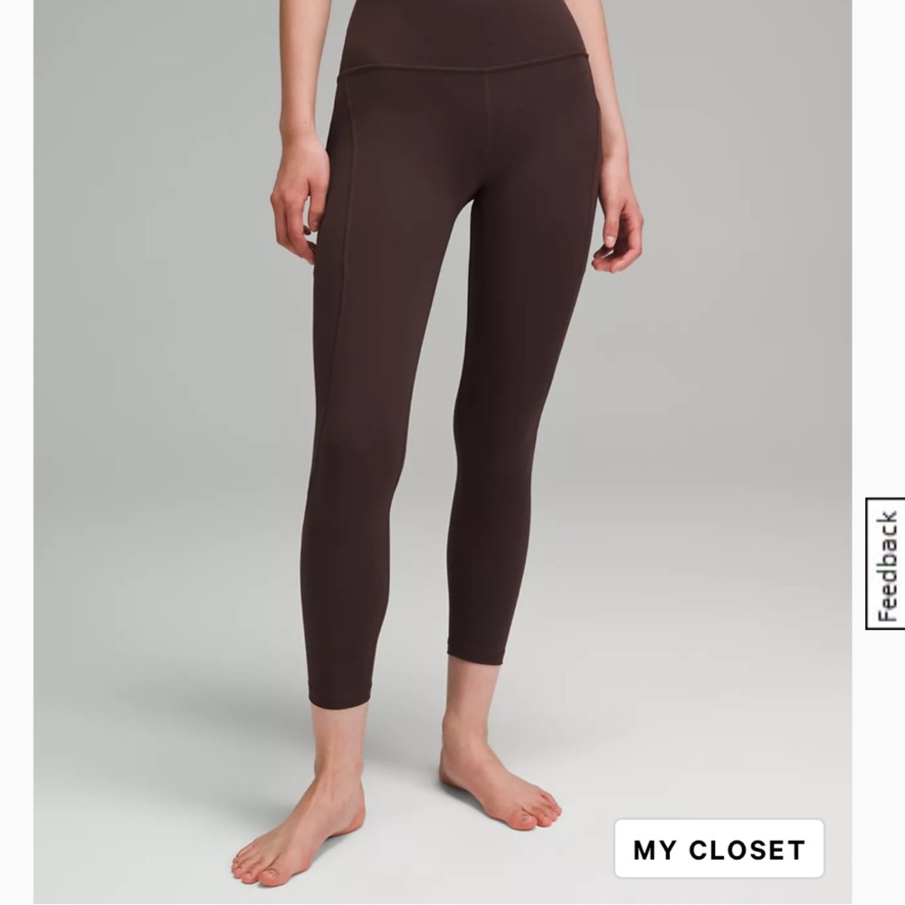 Lululemon Align high rise leggings with pockets, size 8